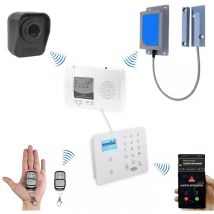 Kit 'hangar agricole' - 1 détecteur de mouvement à piles + 1 détecteur ouverture + alerte gsm (DA600+/KP)