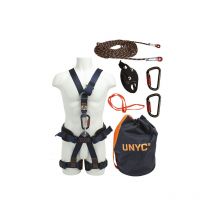 Frenehard Et Michaux - Kit harnais Master automatique T.1 frenehard corde 20m + 2 connecteurs + anneau sangle + sac - QSFEPI101/113