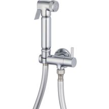 Nt Noyon&thiebault - Kit de higiene para wc Confort con grifo + soporte + Flexible + ducha - Entrada empotrada noyon & thiebault