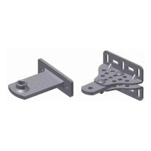 KT206/R einstellbarer kurzer hinterer halterungssatz + geschweisster kurzer vorderer halter - Roger