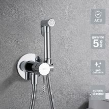 Imex Products - Kit Hygiène Douchette de wc / Bidet Encastré Chrome imex genova RDG053