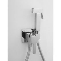 Kit idrobidet quadro ad incasso acqua calda e fredda Ares