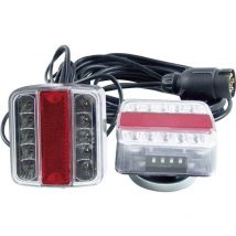 Berger&schröter - Kit illuminazione n/a 13 poli destra, sinistra 12 v Vetro trasparente, incl. supporto magnetico