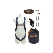 Budget Kit imbracatura frenehard 10m corda + 2 connettori + borsa - budget