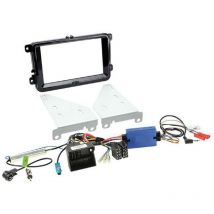 Adnauto - Kit Installation Autoradio KITFAC-Z261D compatible avec vw Skoda - Noir brillant