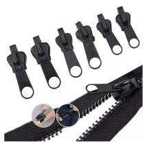Ensoleille - Kit instantané de réparation de glissière Zip, Pack de remplacement de sauvetage amovible à glissière fixe, Ensemble de fermeture éclair