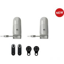 Key Automation - kit-ks revo+ sans Clé nls Kit pour portails battants avec vantaux jusqu'à 2,3 m, moteur 24 Vdc