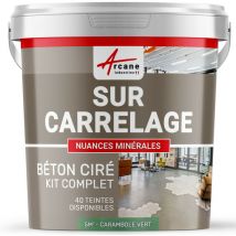 Arcane Industries - kit kunstharzbeton für fliesen - Sternfrucht-Grün - 5 m²-Kit (2 Schichten) - Sternfrucht-Grün