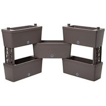 Bama - Kit Ladrillos Kit Jardineras Modulares 5 Piezas Color Dove