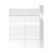 Aluhome - Kit lames d'occultation en aluminium pour clôture de 2,5m - Mailles de 50mm - 2m03 - RAL9010