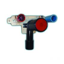 Ferrari Srl - Kit lavabo composé d'une plaque de montage pré-percée HL44, d'un coude technique HL34, de doubles raccords d'alimentation en eau