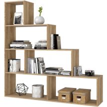 Fores Habitat S.l.u. - kit libreria klum 145X29XH145 cm rovere canadian