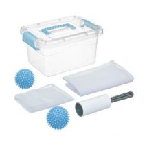 Kit à Linge 6 Pièces 'Maldon' 25cm Bleu