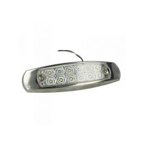 Carall - Kit Luci Fanali Bianco Freddo 24V 12V Luci Ingombro Cortesia Targa Cupola Cappa Del Camion Bus Barca Furgone