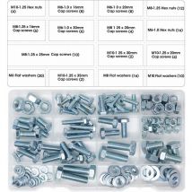 Kit M6 M8 M10 Bouton à tête hexagonale Socket Tête Câble Boulons Vis avec écrous Assortiment boulon ,ladacèe