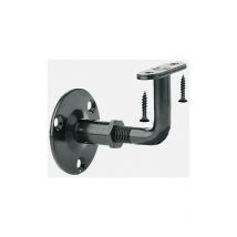 Support fixation murale pour main courante bois (réglable)