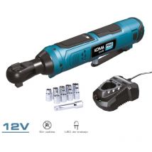 Koma Tools - Kit carraca 12 v con accesorios, bateria y cargador
