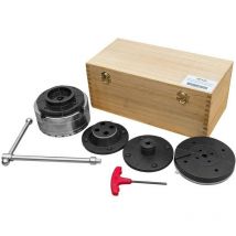 Kit mandrino professionale a 4 griffe m33 125 mm per tornio legno Holzmann dp125