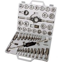 M53245 kit maschi e filiere 45 parti metrica M6, M8, M10, M12, M14, M16, M18, M20, M22, M24 - Brüder Mannesmann