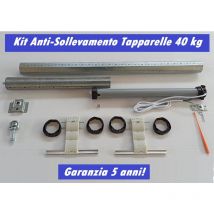 Kit Motore Tapparella Elettrica 40 kg 20 Nm Sicurezza Anti Sollevamento Rullo da 130 cm a 165 cm Completo con Blocchi di Sicurezza