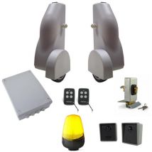 Proteco - kit - motorisation de portail battant - systeme a Roues - Reversible - moteurs 230V - RT17 - myflow r by 1148