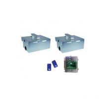 Kit Motorisation Portail Automatis ME ea Basic E4000B24 Enterré - 24V, Ouverture 110°, 2 m 300 kg maxi par battant, 70 w, intensif