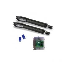 Kit Motorisation Portail Battant Automatis ME ea BJ424 24 v - Maxi 300 kg 3m par battant, Course 400mm, 80 w, Ouverture maxi 120°
