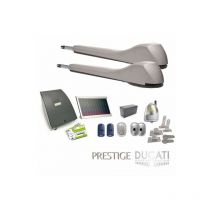 Kit Motorisation Portail Solaire Ducati Ho ME Automation eve 948T solar - pour portails à 2 vantaux battantes max 5m 500kg chacun