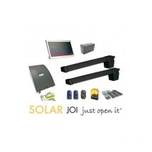 Kit Motorisation Portail Solaire Ducati Ho ME Automation HC619 solar - Pour portail à 2 vantaux battants maxi 3m 300kg chaque vantail