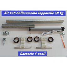 Kit Motorizzazione Tapparelle 60 kg 30 Nm Sicurezza Anti Sollevamento Rullo da 80 cm a 115 cm Completo con Blocchi di Sicurezza