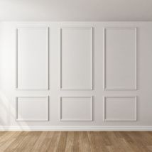 Nordlinger - Kit moulure décor 10 - 260 à 400cm - Moulure murale bois 100%FSC pour habillage mur complet