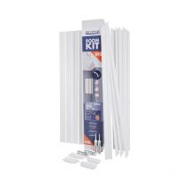 Decoflair - D10-ROOMKIT Moulure de plafond Polystyrène 80 x 80 x 2000 - 1 pièce