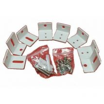 Kit Nobile 4 staffe di fissaggio regolabili per montaggio su superficie, lpx-lpxm AX2