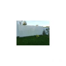 Cloture&jardin - Kit Occultation pvc à Tresser Blanc - 50M - jarditop - 1,73 mètre
