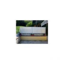 Cloture&jardin - Kit Occultation pvc à Tresser Blanc - 10M - jarditop - 1,53 mètre