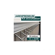 Cloture&jardin - Kit Occultation Composite Gris Anthracite 30M - jardipremium - 1,03m