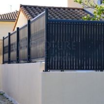Cloture&jardin - Kit Occultation Composite Gris Anthracite 30M - jardipremium - 1,73m