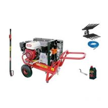 Kit raccolta olive per 1 operatore Lisam LM031 motocompressore Lisam lm 500/10 professionale con motore Honda gx 160 - AT02 1,45-2,25 mt