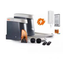 Kit motorisation portail battant+interphone audio+relais 12V, OpenGate 2 Integral - Scs Sentinel