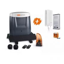Kit motorisation portail coulissant+interphone audio+relais 12V, OpenGate 3 Integral - Scs Sentinel