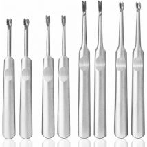Ersandy - Kit Outils de Couture en Cuir diy Cuir Kit Outils en Acier Inoxydable Outils Travail du Cuir pour diy Artisanat Rainurer l'Artisanat en