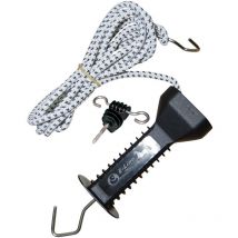 Kit per cancelli E-line con corda, maniglia e isolatori ad ancora