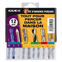 Guex - Kit perçage 'tout percer dans la maison' 12 pièces. - 190002000