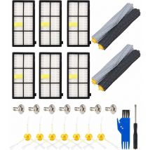 Keyoung - Kit Pièces Accessoires pour iRobot Roomba série 800 900, Brosses Pièces de Rechange 800 900, 890 880 870 990 980 976 900 Aspirateur, 2 2