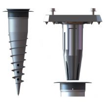 Gard&rock - Kit Pied pour parasol déporté + base d'ancrage