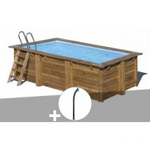 Sunbay - Kit piscine bois Gré Marbella 2 4,20 x 2,70 x 1,17 m + Douche