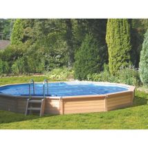 Waterman - Kit piscine semi-enterrée azteck ronde diamètre 4.40m