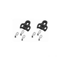 KIT PLACCHETTE NERE 0° COMPATIBILI LOOK KEO PER PEDALI BICI CORSA TACCHETTE SGANCIO Ecovelo