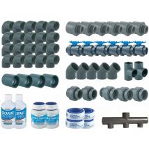 Aquazendo - Kit plomberie pour piscine 10 x 5 m