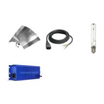 Pack - kit Plug and play 400w hps 1er prix réflecteur câblé